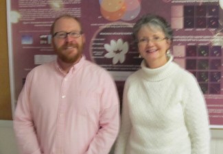 National Academies Education Fellows in the Life Sciences Zack Lewis and Anna Karls