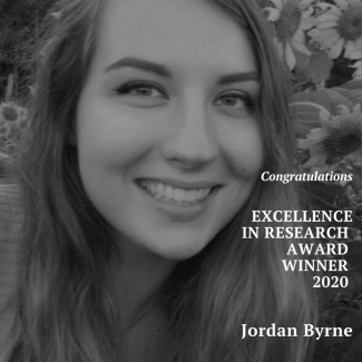 Jordan Byrne, Excellence in Research